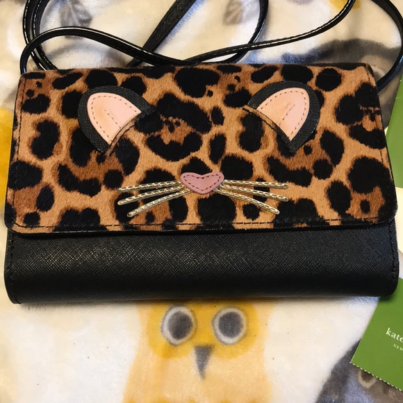 Kate Spade Leopard Run Wild Crossbody - Picture 2 of 6